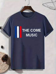 COME MUSIC Graphic T-shirt for Men