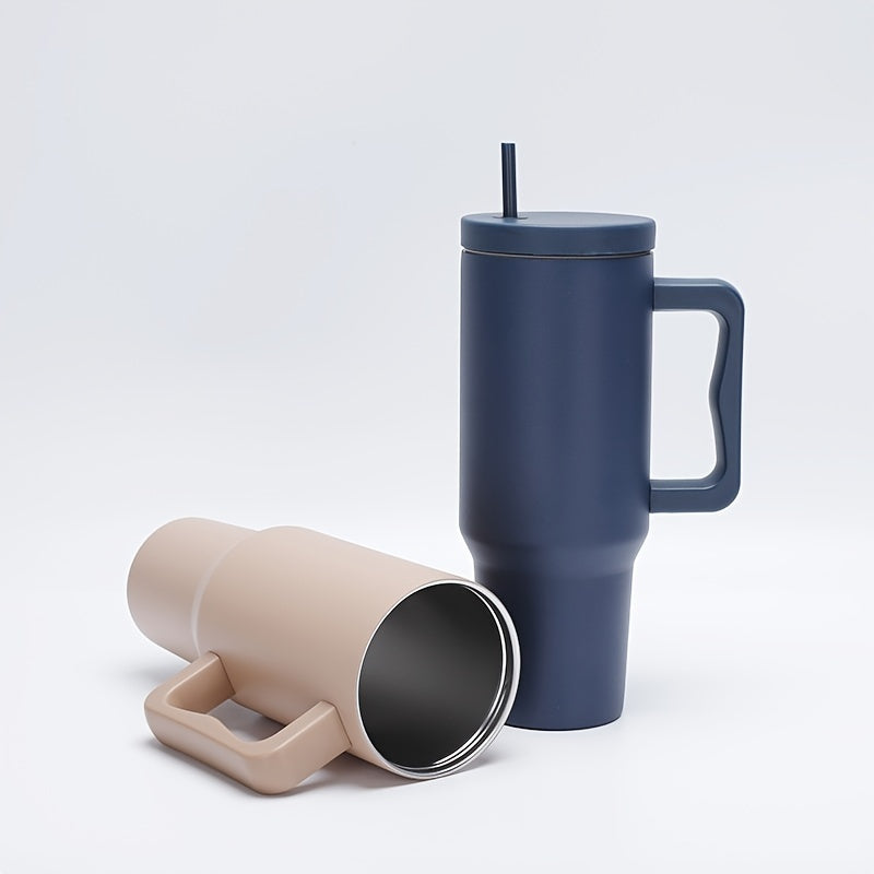 40oz Stainless Steel Tumbler With Lid - Portable Thermal Water Bottle