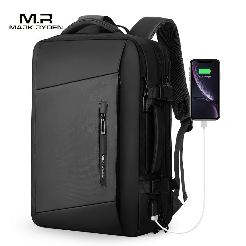 18 Cm Laptop Backpack Raincoat Male Bag USB Recharging Anti-thief Travel