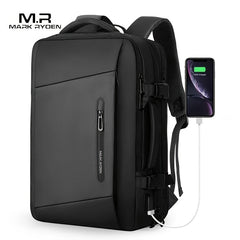 18 Cm Laptop Backpack Raincoat Male Bag USB Recharging Anti-thief Travel