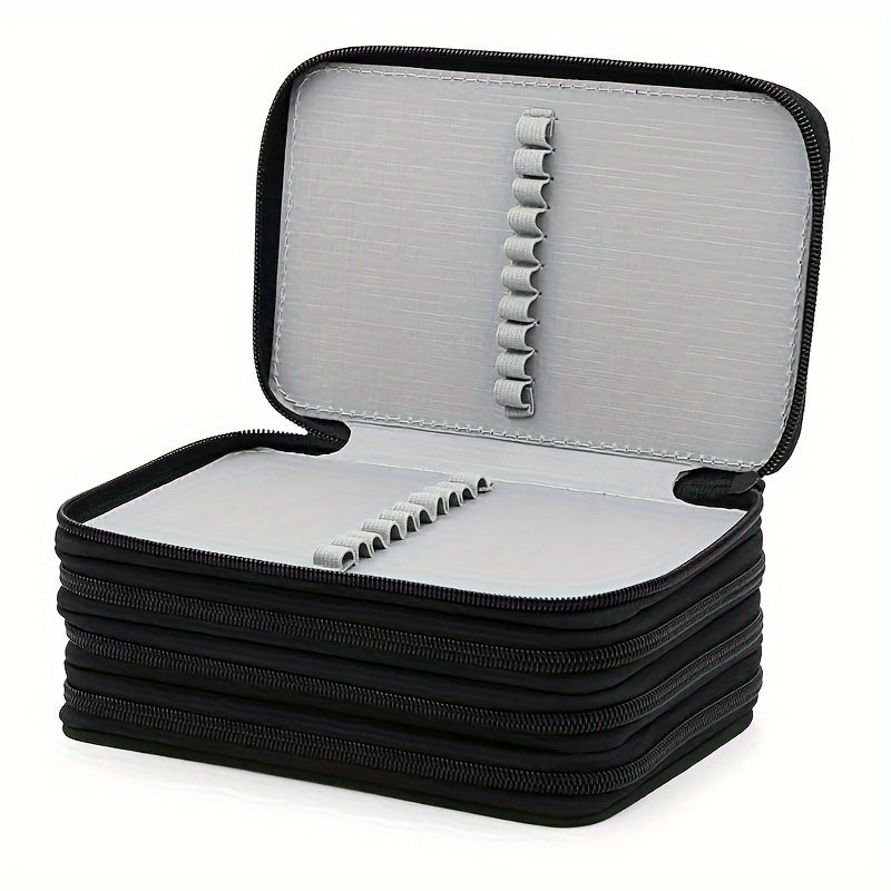 Students 4 Layers Pen Bags 72 Colors Sketching Lead Storage