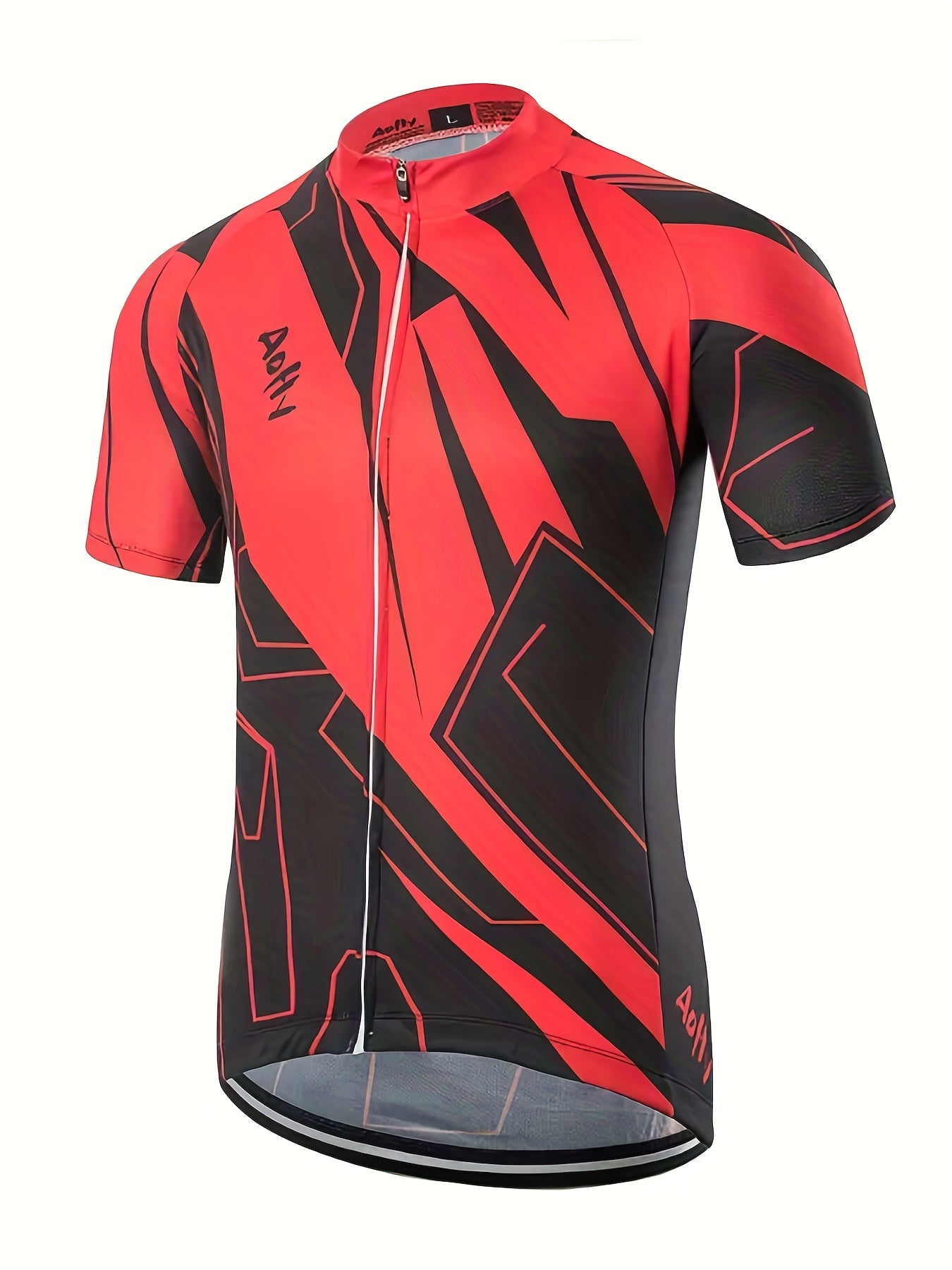Men's Quick Dry Cycling Jersey with Rear Pocket - Moisture Wicking Shirt