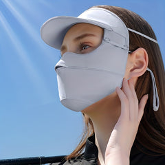 Sunproof Mask With Detachable Brim UV Protection Face Covering