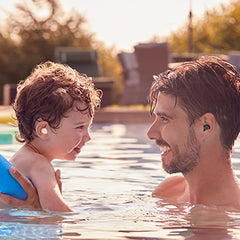 5 Pairs Washable Silicone Earplugs for Swimming and Drifting