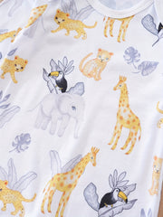 Animal Print Baby Bodysuit