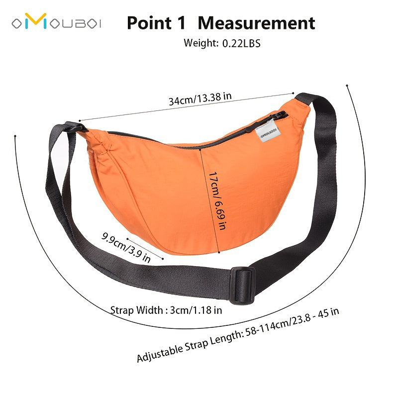 OMOUBOI Small Crossbody Bag Durable Waterproof Sling Bag for Men & Women