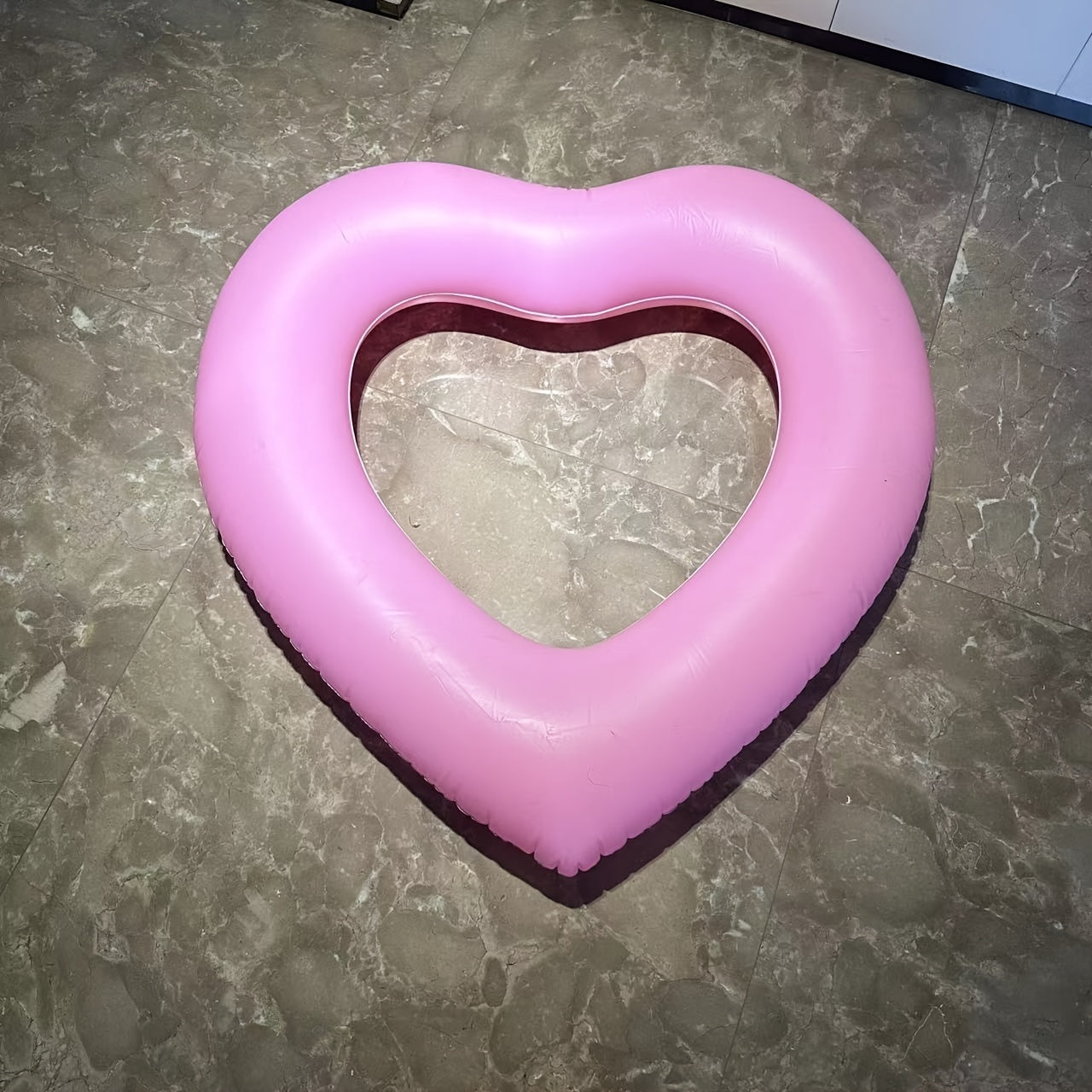 Heart Swimming Ring Inflatable PVC Pool Float