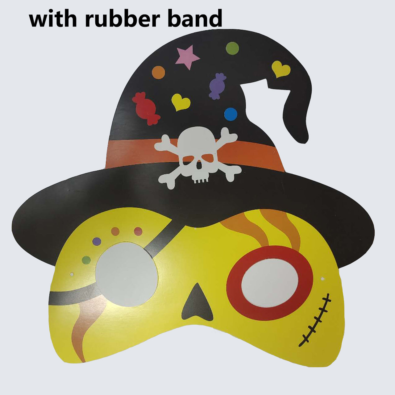 Halloween Cartoon Masks Kids Costume Party DIY Craft Masks Kids