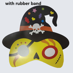 Halloween Cartoon Masks Kids Costume Party DIY Craft Masks Kids