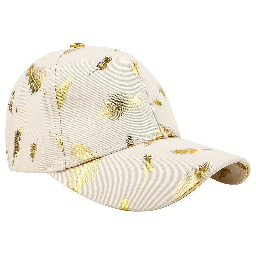 Feathers Baseball Cap Retro Outdoor Sports Classic Street Sunscreen Cap