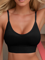 Ribbed Sports Bra Breathable Fitness Workout Intimates