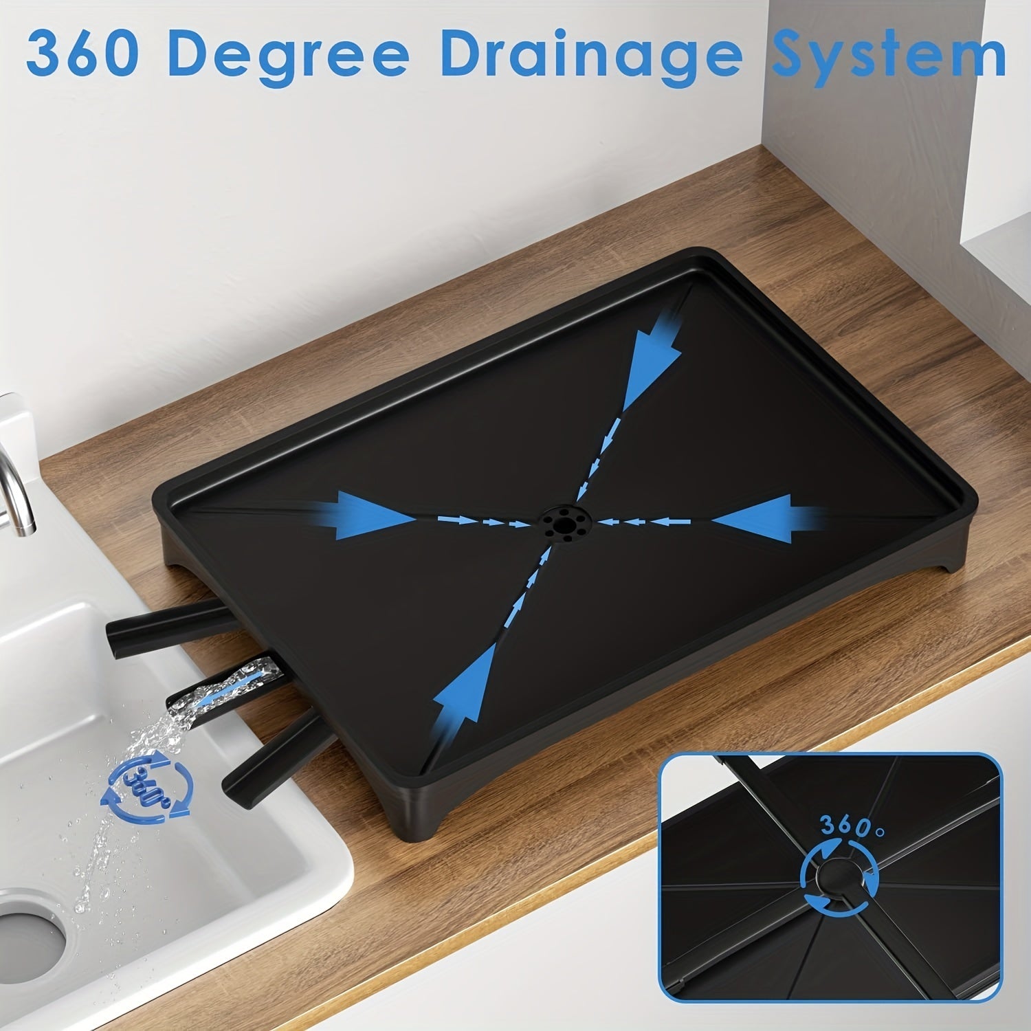 Dish Drying Rack Kitchen Counter Rust Proof Drainer Holder Accessories