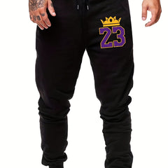 Men's Number 23 Drawstring Jogging Trousers