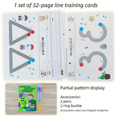 Reusable Kids' Pen Control Exercise Book