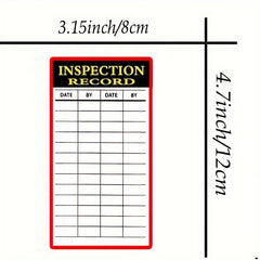 20pcs Inspection Record Inventory Transport Tray Stickers