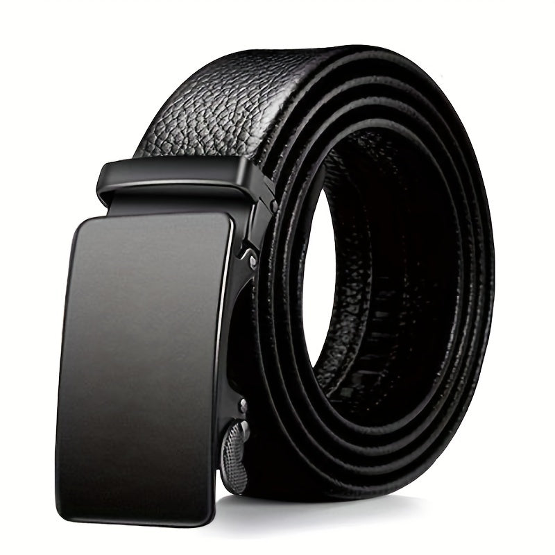 High Leather Men's Belt Business Casual Sports Car Automatic Buckle Belt