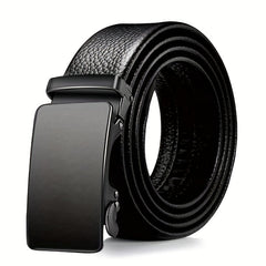 High Leather Men's Belt Business Casual Sports Car Automatic Buckle Belt