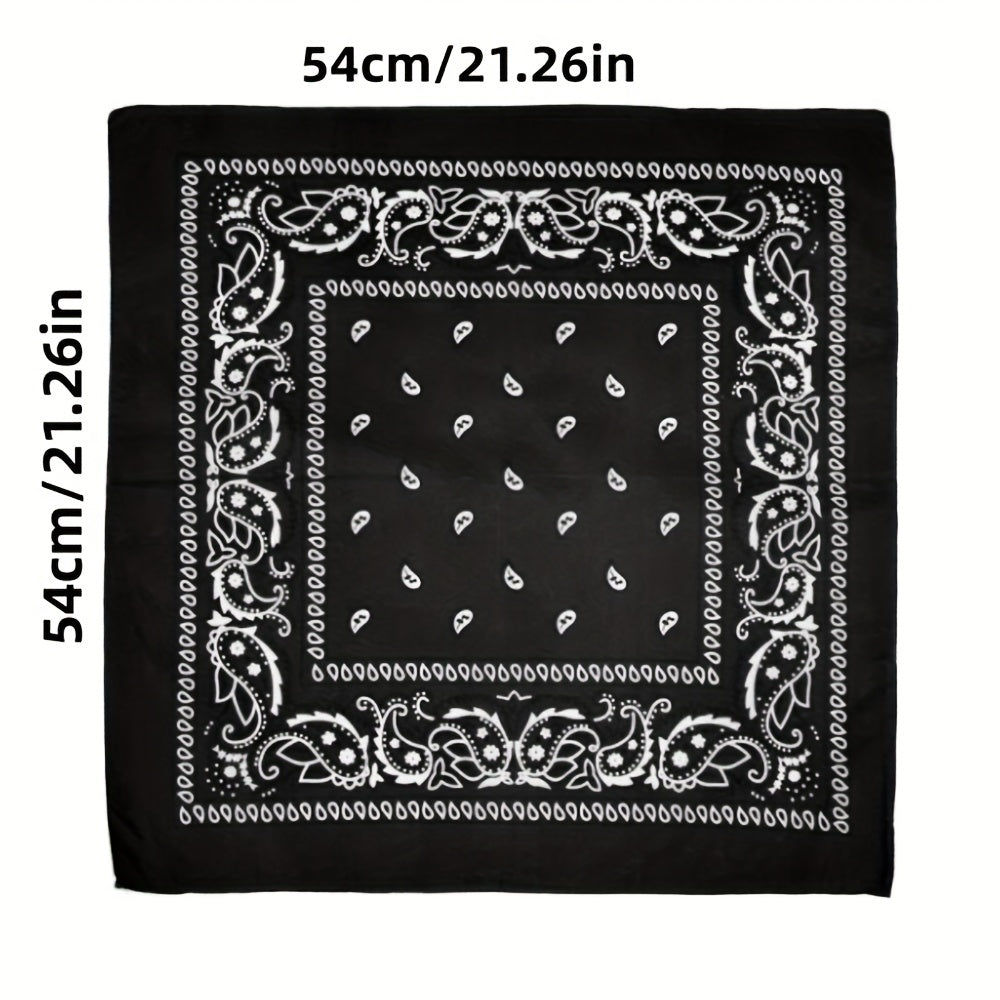 Print Multifunctional Square Handkerchief Hip hop Outdoor Sports Towel