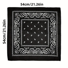 Print Multifunctional Square Handkerchief Hip hop Outdoor Sports Towel