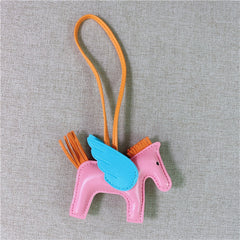 16pcs Flying Horse Keychain Bag Charm Pendant Accessory Keychain