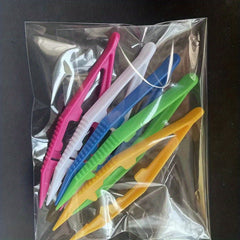 5pcs Beaded Tweezers 10.92cm, DIY Jewelry Making Tools