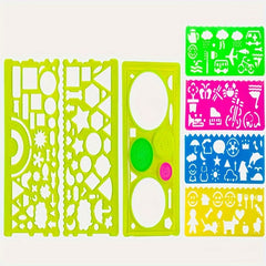 7pcs Spirograph Ruler for Art Students & Children