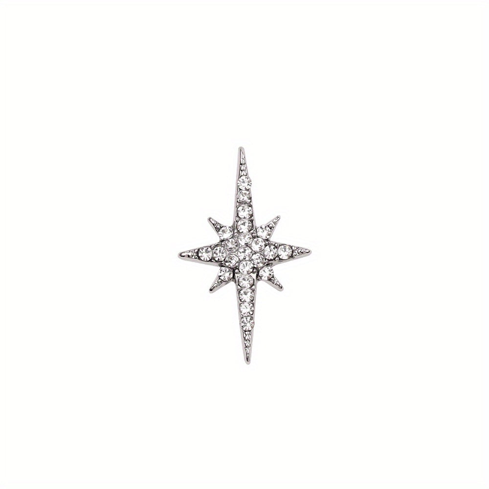 Stylish Six Pointed Star Brooch for Girls - Perfect Accessory