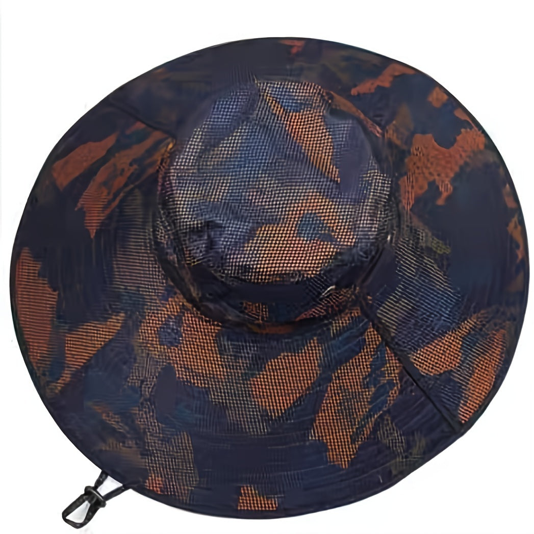 Outdoor Sports Sun Hat Adjustable Brim Fisherman Hat