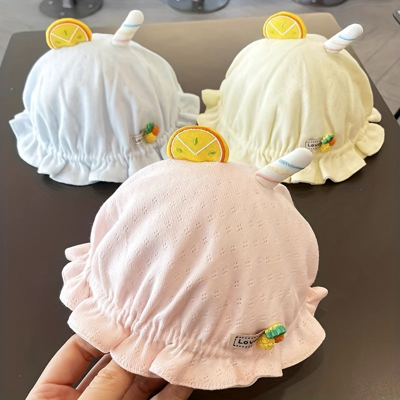 Baby Hat Thin Sunshade Hat Cotton Birth Hat For Newborn Infant