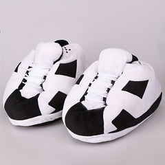 Men's Soft Plaid House Shoes Slip On Slippers Indoor Bedroom Home Shoes