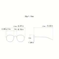 Y2K Square Sunglasses Jelly Anti Glare UV400