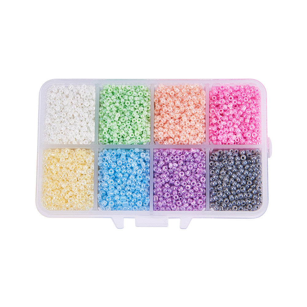 12/0 Multicolor Glass Seed Beads 2mm 1mm Hole for DIY Jewelry Making