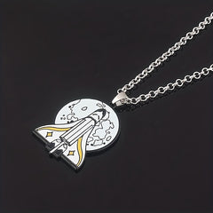 The Last Of Us Airplane Planet Pendant Necklace for Men