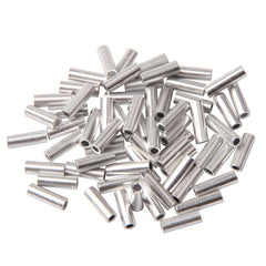 100pcs Copper Fishing Crimp Sleeves Tackle Tools