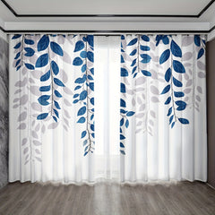 Rod Pocket Curtain for Home Decoration with Pillow Cover