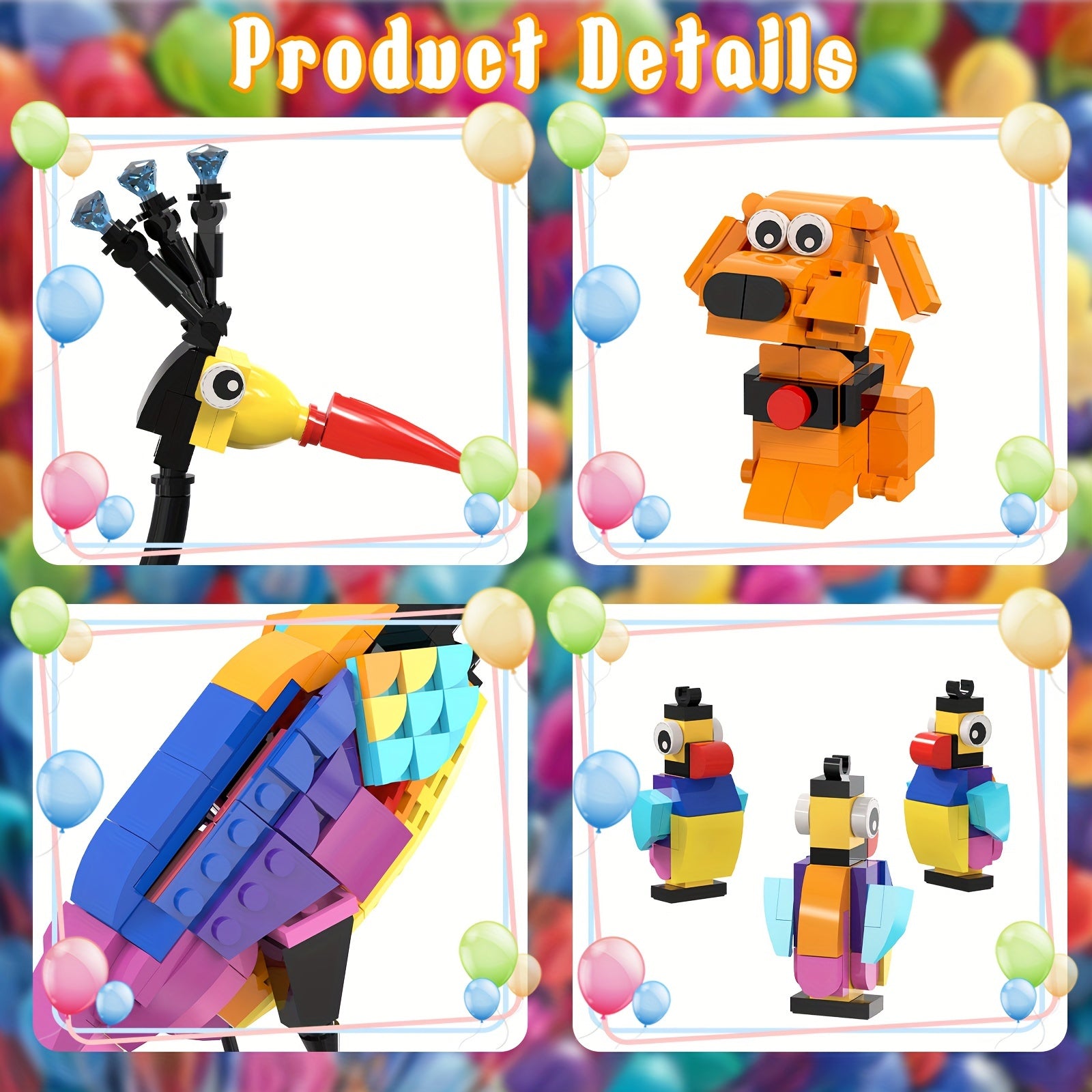 Birds and Dog Building Set 331pcs ABS Material