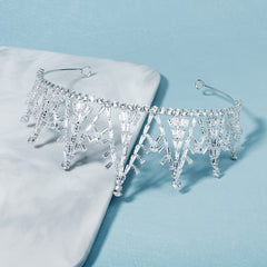 Rhinestone Crown Hairband Headband Party Favor Princess Tiara Wedding Cosplay