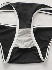 Letter Print Bra & Panties Set Women's Lingerie