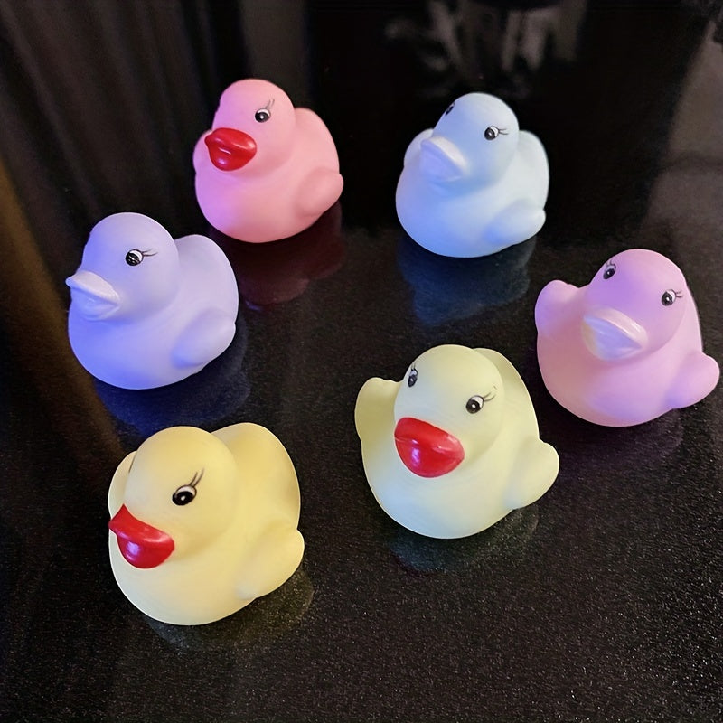 48pcs Colorful Baby Duck Toys for Bath Time Fun
