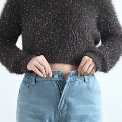 6pcs Adjustable Waist Button Extenders No Sew Detachable Jeans Pants Fasteners