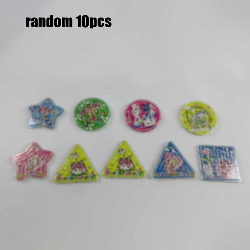 Colorful Plastic Maze Toys with Rolling Balls for Kids' Birthday