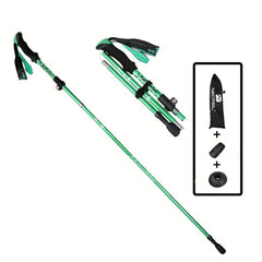 Collapsible Trekking Poles Aluminum Hiking Stick for Outdoor Activities