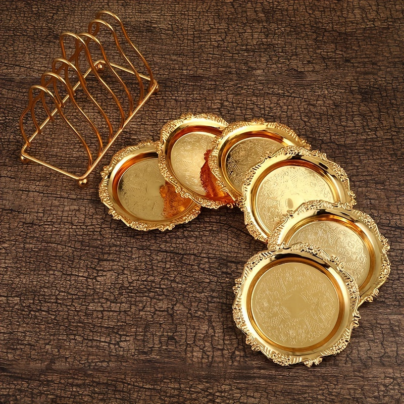 Metal Cake Plate Golden Plate For Party Wedding