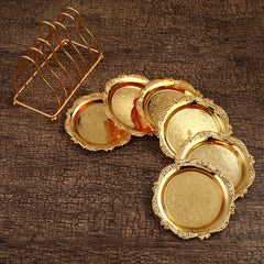 Metal Cake Plate Golden Plate For Party Wedding