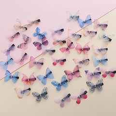 30pcs Butterfly Hair Clips for Christmas Parties