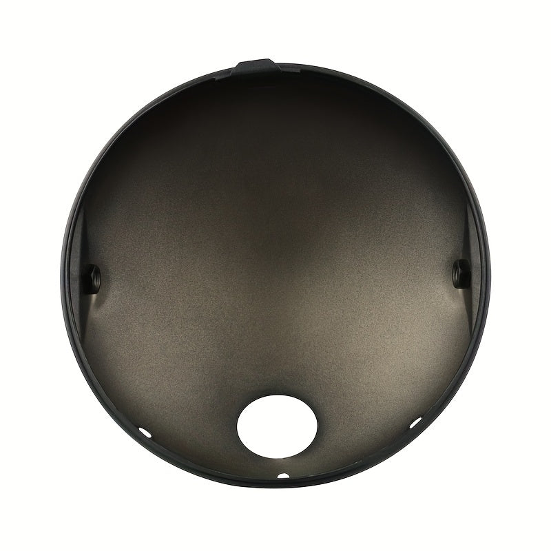 Motorcycle LED Headlight Housing Cover Bucket Round Headlamp Mount