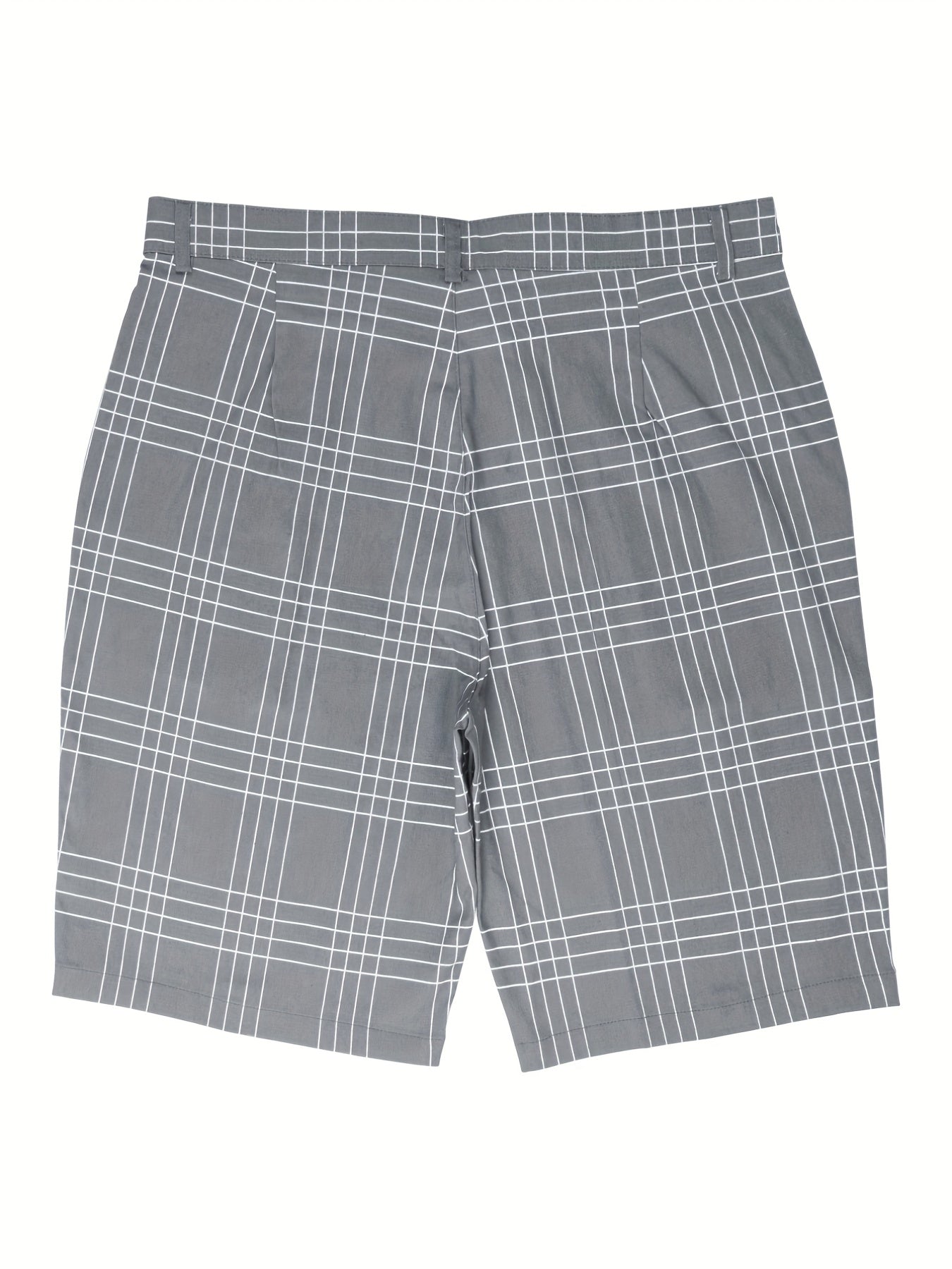 Men's Slim Fit Plaid Shorts For Summer