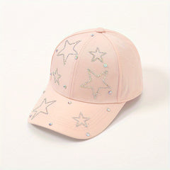 Diamond Five-pointed Star Baseball Cap Spring Sun Visor
