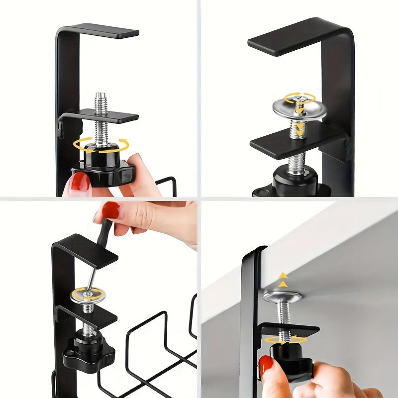 Under Desk Cable Organizer Tray | Efficient Workspace Upgrade