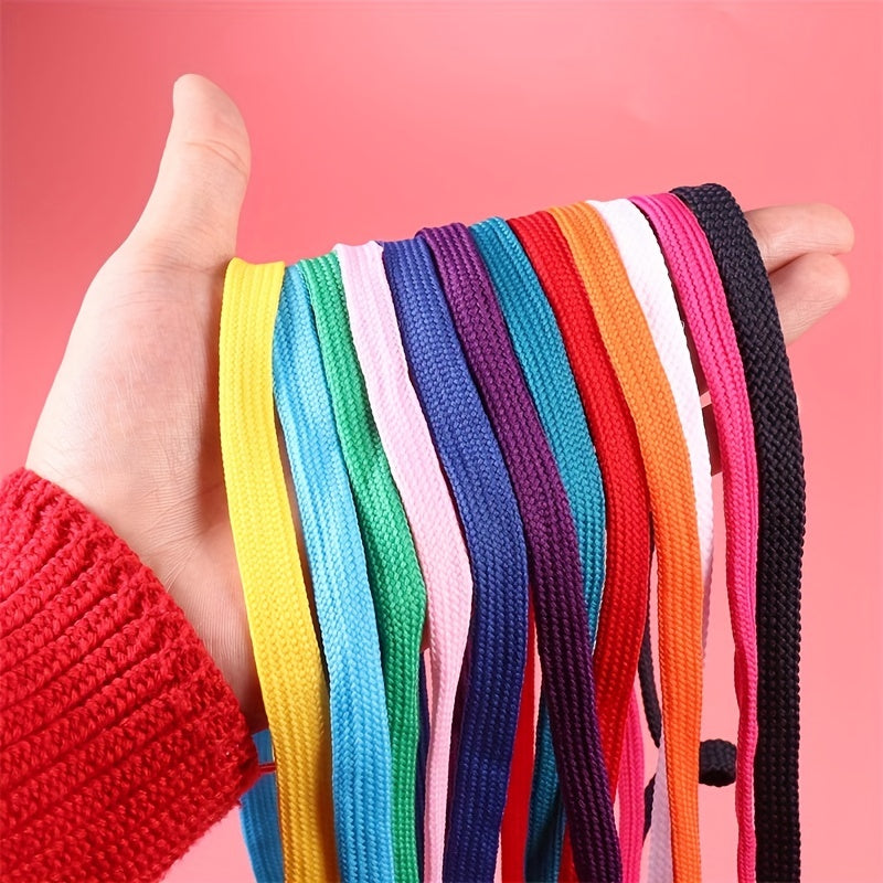 12 Pairs Replacement Flat Shoelaces for Sports Shoes Boots Sneakers Skates